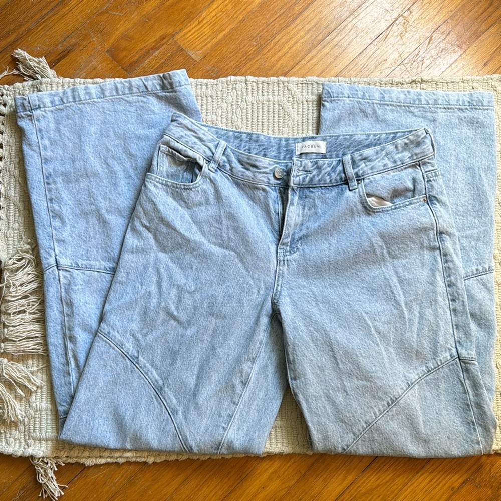 Pacsun Eco Low Rise Baggy Jeans Medium Indigo Size 28